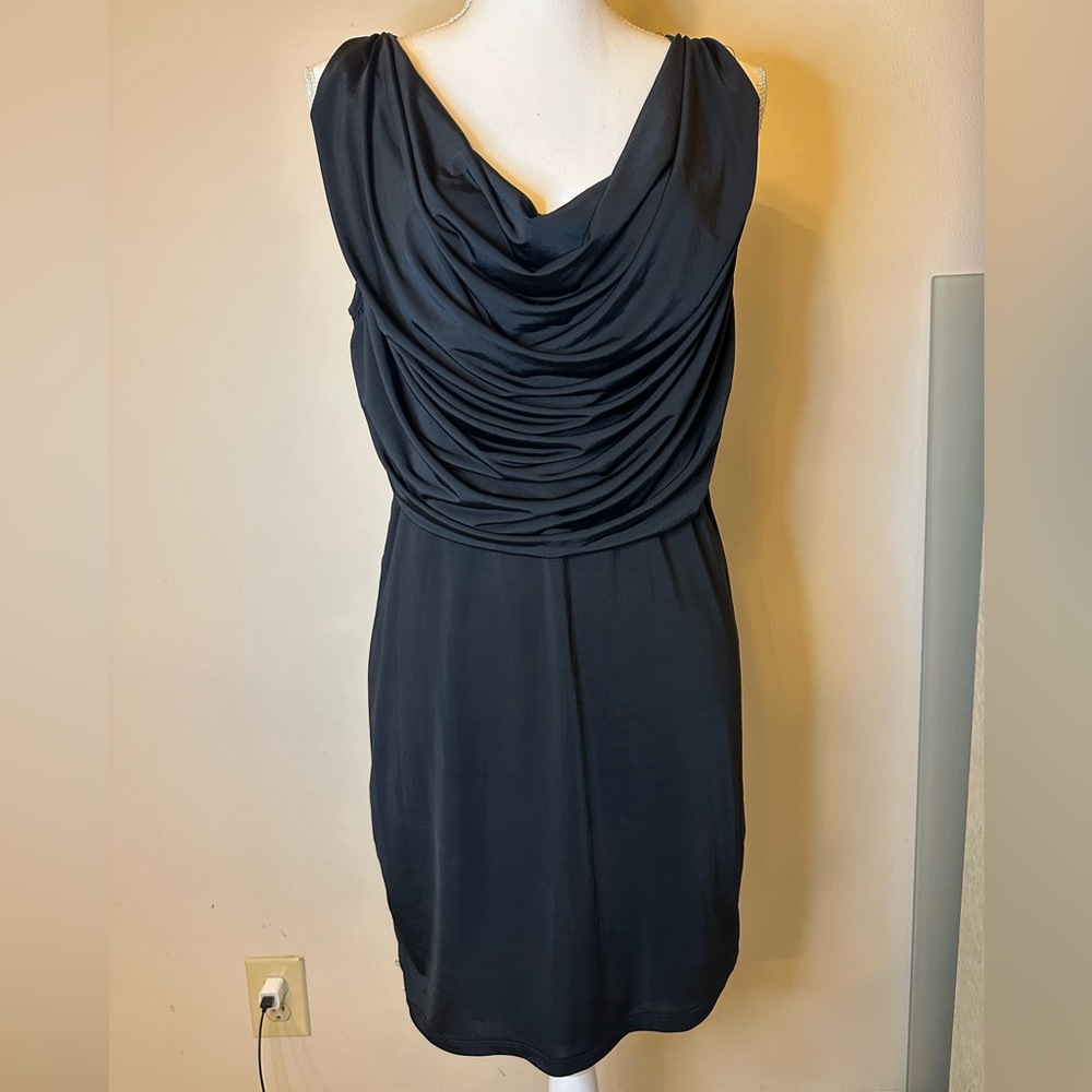 Cowl Neck Little Black Dress